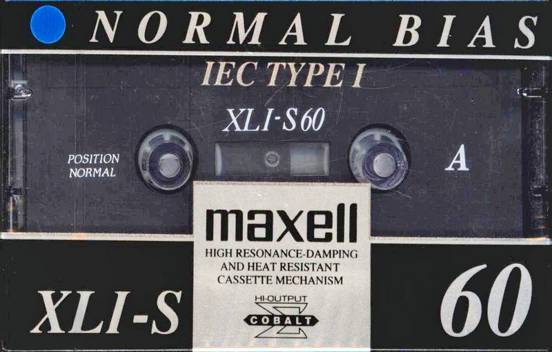 Compact Cassette Maxell XLI-S 60 Type I Normal 1994 Europe