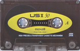 Compact Cassette Maxell US 50 "USII 50" Type II Chrome 1990 Japan