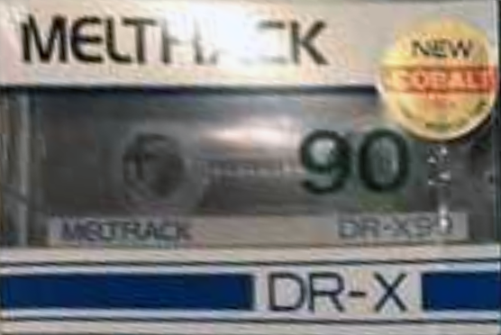 Compact Cassette Meltrack DR-X 90 Type I Normal 1988 India