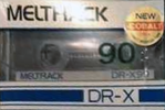 Compact Cassette Meltrack DR-X 90 Type I Normal 1988 India