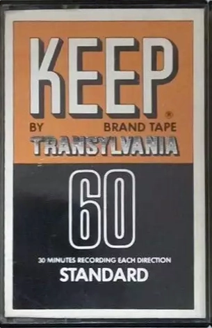 Compact Cassette Transylvania 60 "KEEP" Type I Normal Europe