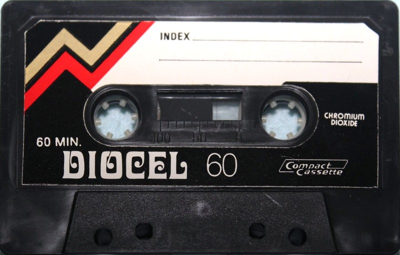 Compact Cassette Diocel 60 Type II Chrome 1984 Hong Kong