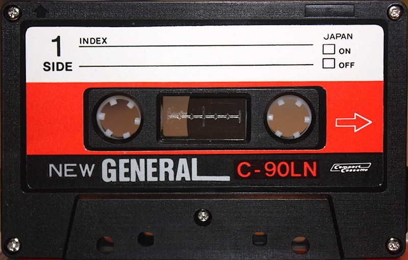 Compact Cassette New General 90 "LN" Type I Normal Unknown Country