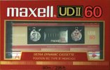 Compact Cassette Maxell UDII / UD2 60 Type II Chrome 1985 Europe