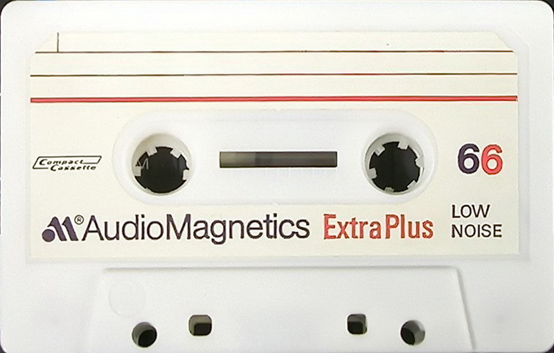 Compact Cassette Audio Magnetics Extra Plus 66 Type I Normal 1977 Europe