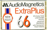 Compact Cassette Audio Magnetics Extra Plus 66 Type I Normal 1977 Europe