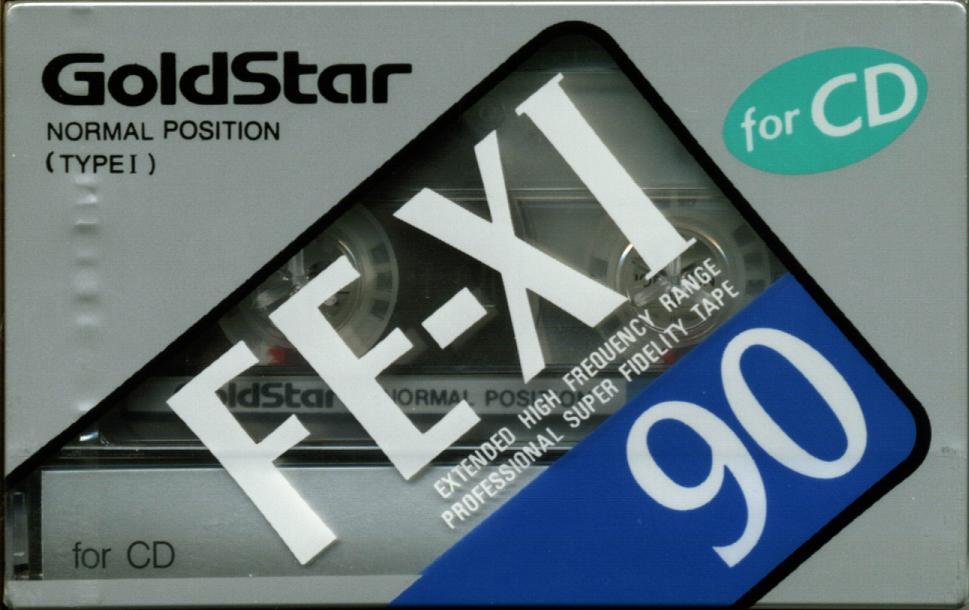 Compact Cassette Goldstar FE-XI 90 Type I Normal 1990 Canada