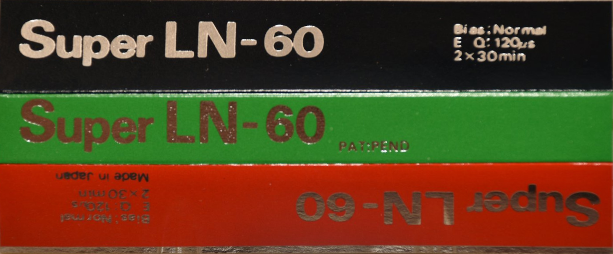 Compact Cassette AML Super LN 60 Type I Normal Japan