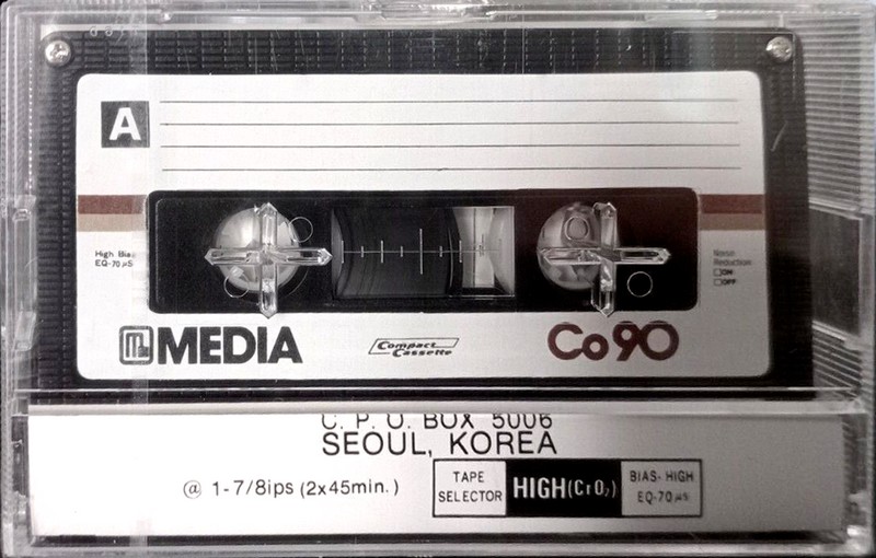 Compact Cassette Media 90 "Cobalt Co90" Type II Chrome South Korea