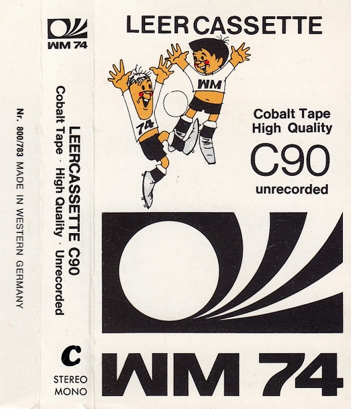 Compact Cassette WM 74 90 Type I Normal 1974 Germany