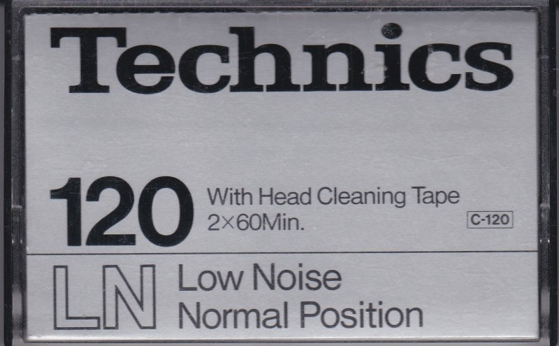 Compact Cassette Technics LN 120 "RT-120LN" Type I Normal 1979 Europe