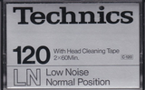 Compact Cassette Technics LN 120 "RT-120LN" Type I Normal 1979 Europe