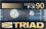 Compact Cassette Triad F-X 90 Type I Normal 1986 North America