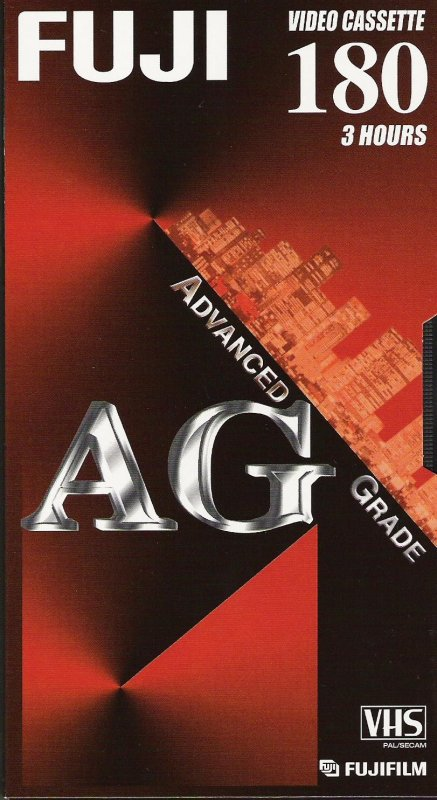 VHS, Video Home System Fuji AG 180 "AG E-180" Type I Normal 2002 Worldwide