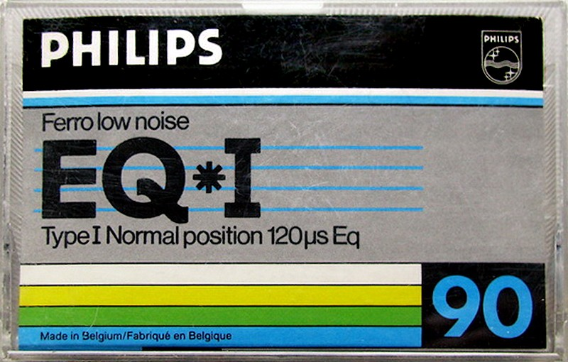 Compact Cassette Philips EQ-I 90 Type I Normal 1984 Europe