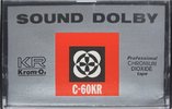 Compact Cassette Sound Dolby 60 "C-60KR" Type II Chrome Japan