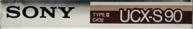 Compact Cassette Sony UCX-S 90 Type II Chrome 1985 Europe