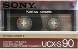 Compact Cassette Sony UCX-S 90 Type II Chrome 1985 Europe