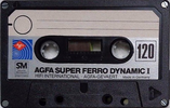 Compact Cassette AGFA Super Ferro Dynamic I 120 Type I Normal 1978 Europe