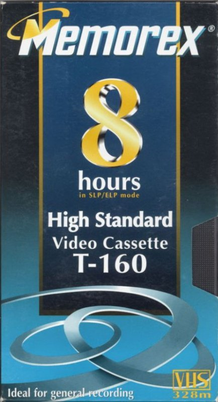 VHS, Video Home System Memorex HS 160 Type I Normal 1997 North America