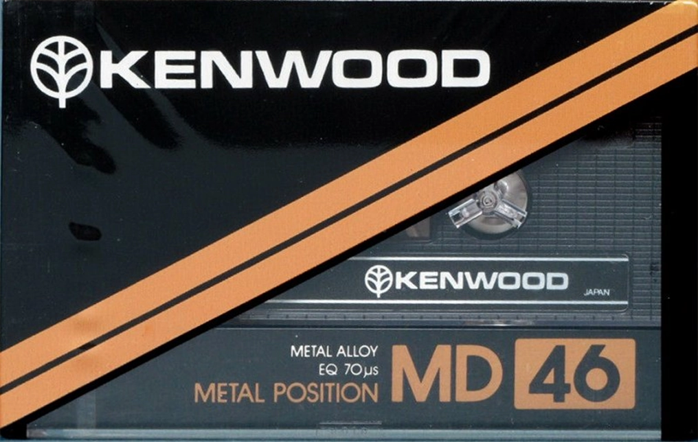 Compact Cassette Kenwood MD 46 Type IV Metal 1982 Japan