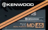 Compact Cassette Kenwood MD 46 Type IV Metal 1982 Japan
