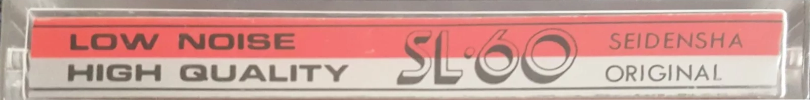 Compact Cassette Seidensha 60 "SL" Type I Normal Japan