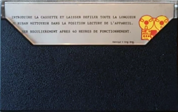 Compact Cassette AGEF Cleaning Cassette 1980 France