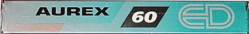 Compact Cassette Aurex ED 60 Type I Normal 1985 Latin America