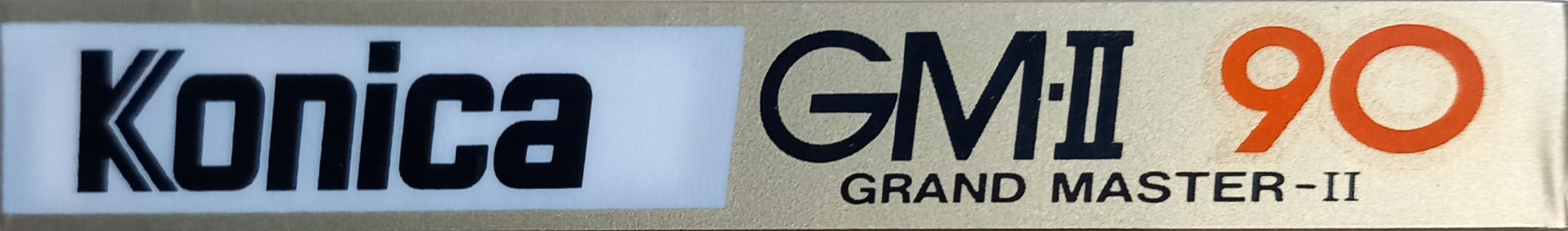 Compact Cassette Konica GM-II 90 "Grand Master II" Type II Chrome 1984 USA