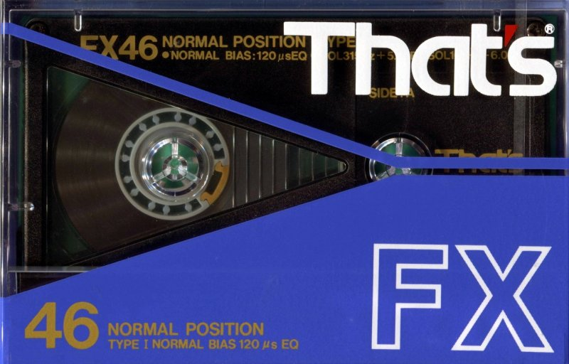 Compact Cassette Thats FX 46 Type I Normal 1986 Japan
