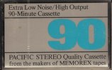 Compact Cassette Pacific Stereo 90 Type I Normal 1980 USA