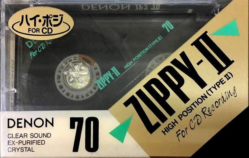 Compact Cassette Denon Zippy-II 70 "ZP2-70" Type II Chrome 1989 Japan