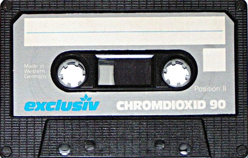 Compact Cassette Exclusiv 90 Type II Chrome 1982 Germany