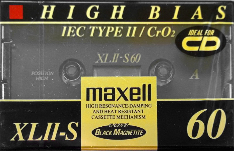Compact Cassette Maxell XLII-S 60 Type II Chrome 1994 Europe