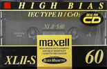 Compact Cassette Maxell XLII-S 60 Type II Chrome 1994 Europe