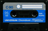 Compact Cassette Universum 90 Type II Chrome 1977 Europe