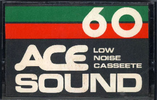 Compact Cassette Ace Sound 60 Type I Normal 1979 Hong Kong