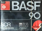 Compact Cassette BASF SCR 90 Type II Chrome 1978 Japan