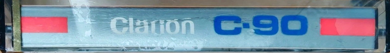 Compact Cassette Clarion 90 Type I Normal 1976 Japan