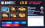 Compact Cassette Emtec CS II Chrome Super 60 Type II Chrome 2002 Europe