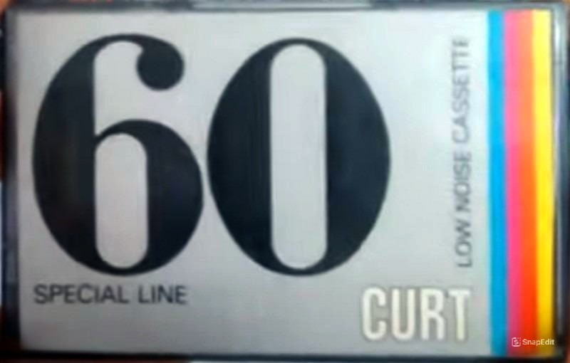 Compact Cassette Curt 60 "Special line" Type I Normal Brazil