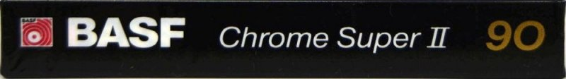 Compact Cassette BASF Chrome Super II 90 Type II Chrome 1988 Germany