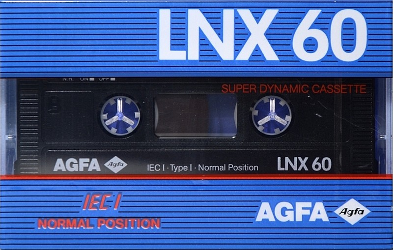 Compact Cassette AGFA LNX 60 Type I Normal 1989 Europe