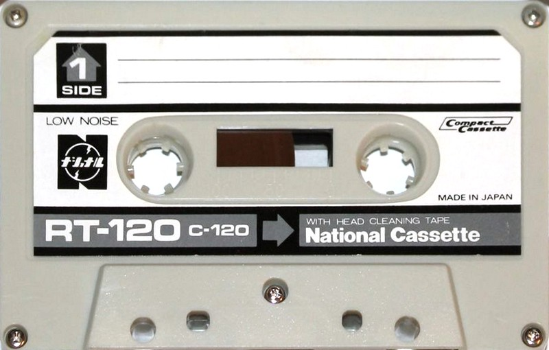 Compact Cassette National RT 120 "RT-120" Type I Normal 1972 Japan