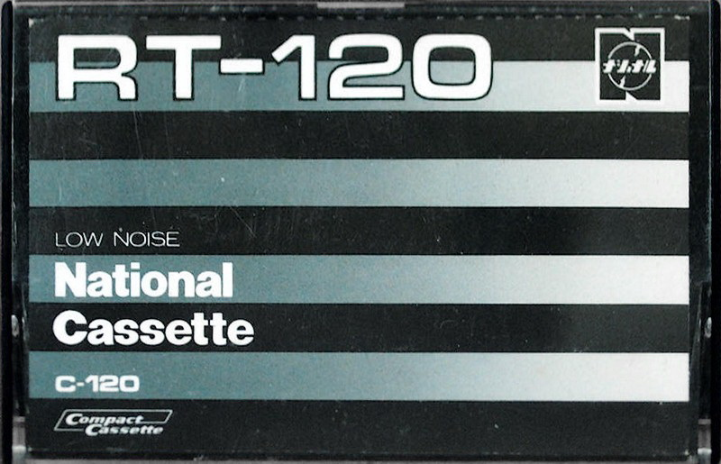 Compact Cassette National RT 120 "RT-120" Type I Normal 1972 Japan