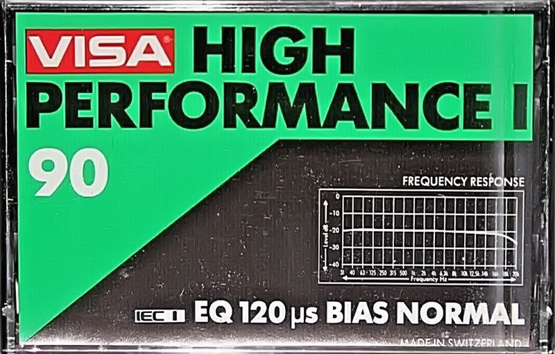 Compact Cassette Visa High Performance I 90 Type I Normal 1981 North America