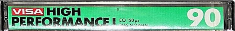 Compact Cassette Visa High Performance I 90 Type I Normal 1981 North America