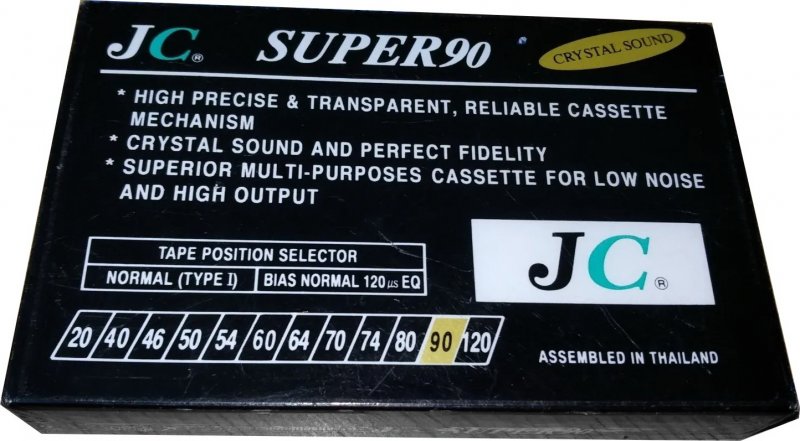 Compact Cassette JC 60 Type I Normal Thailand