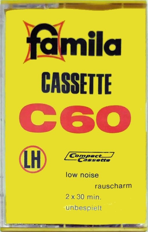 Compact Cassette Familia 60 "LH" Type I Normal Germany